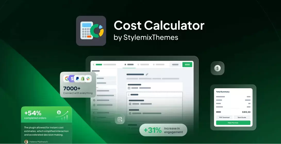 Cost Calculator Plugin For WordPress