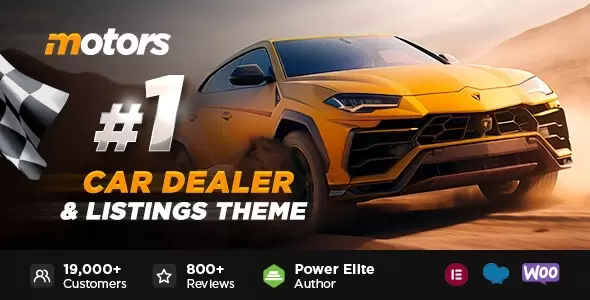 Motors - Car Dealer and Rental, Classified WordPress theme
