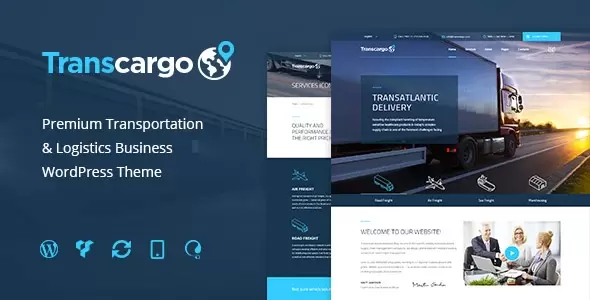 Transcargo - Transportation WordPress Theme for Logistics