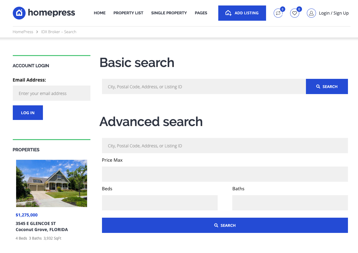 IMPress for IDX Broker – WordPress plugin - WordPress.org